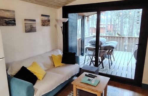 Maubuisson Ski Chalet | INDIVIDUAL CHALET FOR 4 PEOPLE IN THE VERY QUIET PINEDE