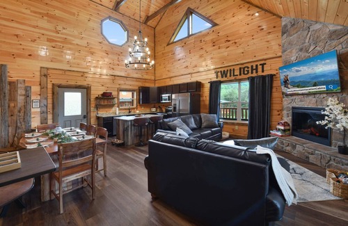 Pigeon Forge Cabin | Indoor Pool | Treehouse Loft | Games | Fun 4 Kids