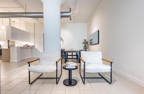 Historic Core Apartment | Industrial Style 2BR Condo Downtown LA With Rooftop!
