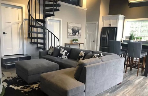 Bozeman House | Industrial Style Loft Apartment near all of your SW Montana Adventures
