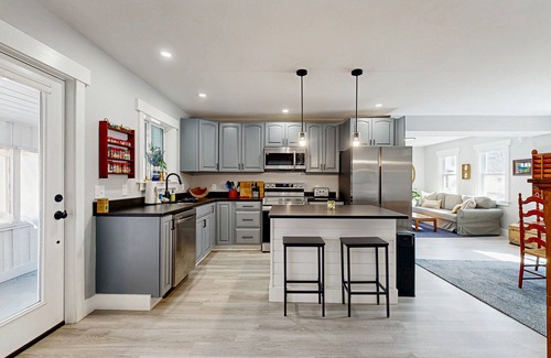 Bridgton House | Inviting Bridgton House with Cozy Interiors and Modern Amenities