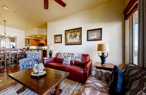 Steamboat Springs Condo | Inviting condo w/shared hot tubs, pool, steam room, firepit, and ski shuttle