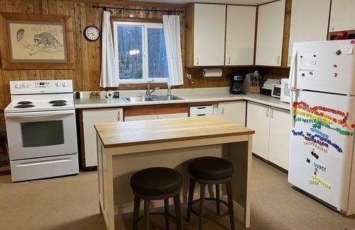 Bois Blanc Island Cabin | Island Getaway! Nestled in the woods with easy access to sandy beach