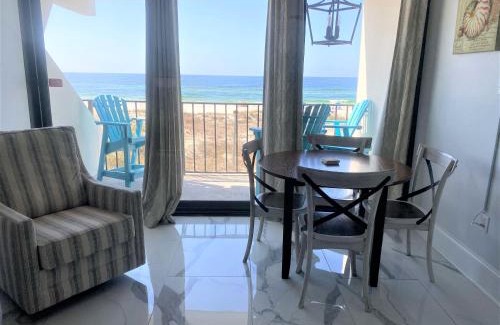 Gulf Shores House | Island Winds East 202 by ALBVR - Beautifully renovated beachfront condo & steps away from Hangout & more!