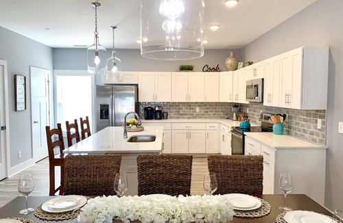 Ocean City Condo | IslandCoveParadise: Luxury-NewlyBuiltTH! OnTheWater-Boardwalk-Pool-w/2 CarGarage