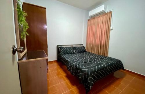 Tanjung Tanah Merah Apartment | Izdisa Muslim Homestay For Muslim Groundfloor Pool view