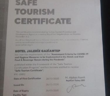 Sahinbey Hotel | Jaleriz Gaziantep Hotel