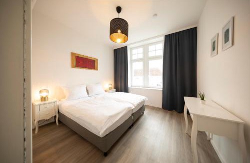 Dortmund Apartment | JayBnB - Apartment direkt am Hafen mit Terrasse und UHD TV