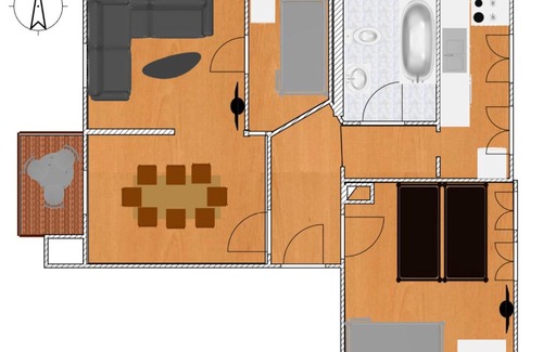 Jena Apartment | Jena City Apartment, Balkon, sonnig, Wifi, Parkplätze, Nähe Zentrum