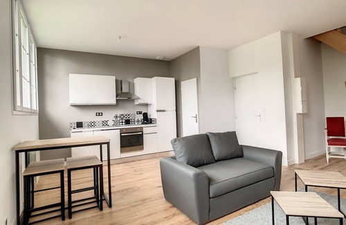 Cricqueboeuf Apartment | Joli Appartement Dans Propriété Normande Surplombant la mer
