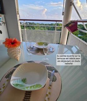 Sainte-Luce Apartment | Joli T2 L'Oasis vue mer des Caraïbes proche des plages