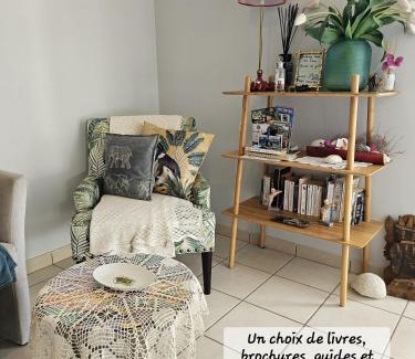Sainte-Luce Apartment | Joli T2 L'Oasis vue mer des Caraïbes proche des plages