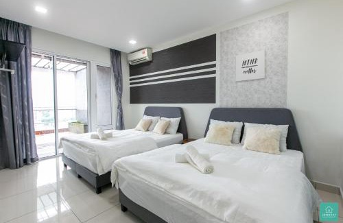 Taman Jubilee Apartment | Jomstay Octagon Duplex Penthouse Ipoh Town