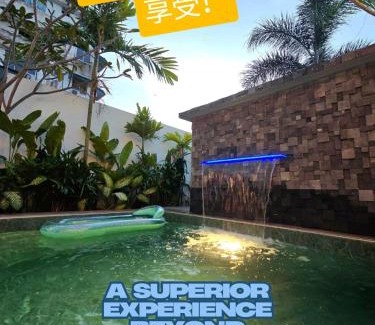 Taman Mahajaya House | Jonker Street New Cozy Home 20pax Swimming Pool Karaoke