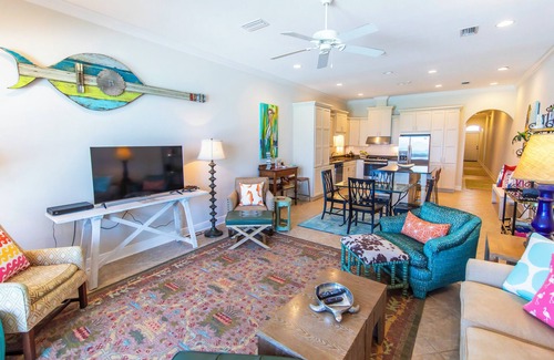 Dune Allen Beach Condo | Journey's End #203 - Gulf Front on Dune Allen Beach w/Elevator