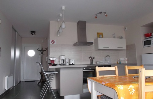 Jullouville Apartment | Jullouville residence with elevator in calm environment near beach