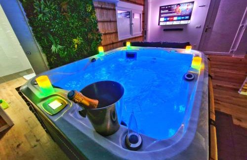 Muntzenheim Apartment | JUNGLE SPA-4 Pers-Jacuzzi-Parking-Jardin-Clim-Colmar