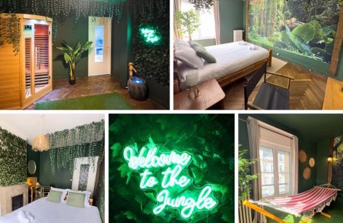 Centre Ville Apartment | Jungle Urbain- Sauna - Ciné - Hamac - Hyper centre