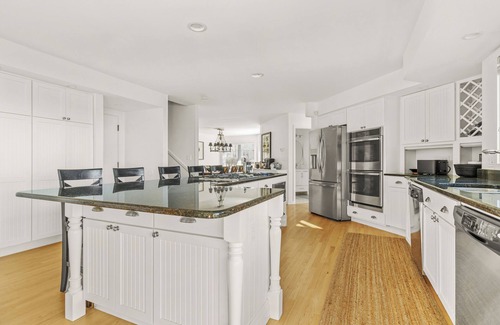 Grand Beach House | Juniper Presents: Luxurious Lakefront Vacay Home-Hot tub, Pool, Decks, Views