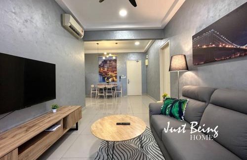 Puchong Apartment | Just Being Home 5pax 3BR/2BA 2Queen/1Single
