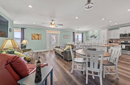 Ocean Drive House | Just Coasting - Saltwater Pool, 5 Bedrooms, Across Street to Beach
