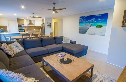 Agnes Water House | JUST ONE MORE holiday home with pool & outside pets welcome