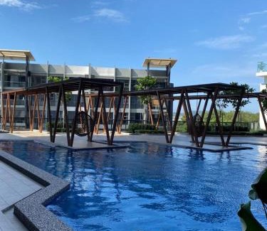 Penampang Apartment | K avenue Studio 2bed room A06 near airport by GC