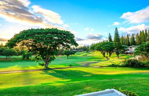Kapalua Apartment | K B M Resorts: Kapalua Golf Villa Kgv-16p3, Upgraded 2 Bedrooms With Fairway Views, L'occitane, Beach & Kid Amenities, Includes Rental Car!