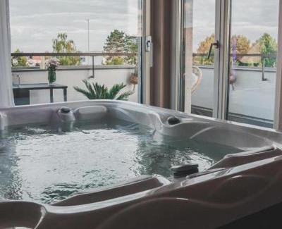 Wallau Apartment | K&T Estate Resort & Spa - Flughafennahe Gästesuite