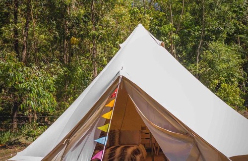 Verrierdale Cabin | Kailani Glamping Tent: Eco Stay w/Private Bathroom & Nature Views Near Noosa