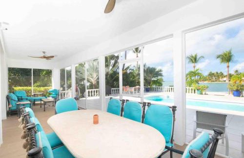 Rum Point Villa | Kailypso - Waterfront Villa with Pool, Renovated Interiors, and Dock on Bio Bay