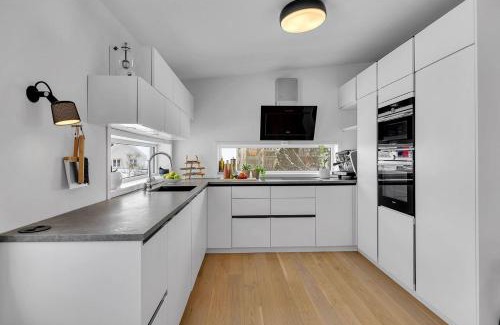 Tromso Apartment | Kais sauna, jacuzzi, cinema and balcony house! Central location