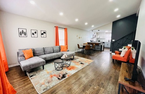 Montgomery House | Kaleidoscope: Located in Montgomery - 4 BR, 2BA