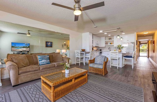 Kihei Condo | Kamaole Sands #10-111 Ocean View, Inner Court, Ground Floor, Close to Beach