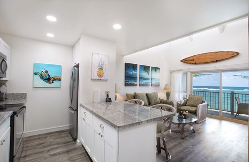 Wailua Condo | Kapaa Shore Resort A305, Oceanfront, Near Shops, Restaurants & Beaches