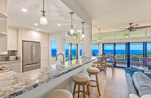 Kapalua Condo | Kapalua Ridge- Immaculate '20 Remodel Top Floor 180 Degree View