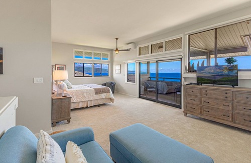 Kapalua Condo | Kapalua Ridge- Immaculate '20 Remodel Top Floor 180 Degree View
