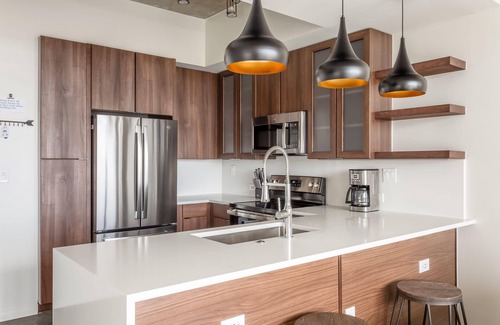 Second Street District Apartment | Kasa | Stunning 1BD with River Views | 2nd Street