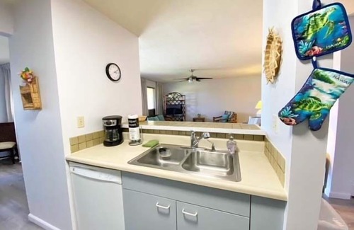Hanamaulu Condo | Kauai Beach Villas D-9 . Centrally located . & Lagoon view