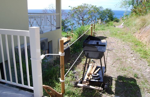 Le Carbet Apartment | Kaylidoudou Beautiful view of the Caribbean Sea for this beautiful new T3