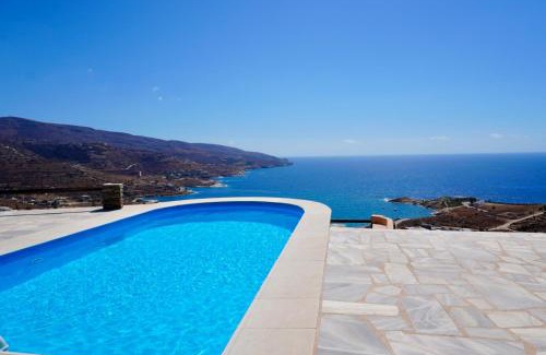 Koundouros Villa | Kea Cyclades Island Koundouros Divine Blue Villa Nano with pool and sea view