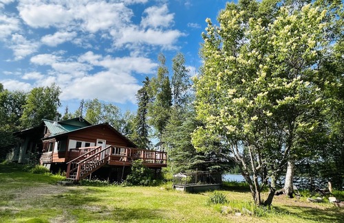 Nikiski House | Kenai Peninsula Lakeside Rental- Daniel’s Lake. 2 Bedrooms, 1 bathroom, 8 acres