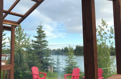 Soldotna House | Kenai River Fishing Cabin #2 30 feet from the riverbank