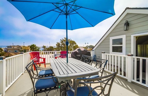 Mission Beach House | Kennebeck Upper by 710 Vacation Rentals | Private Upper Level Patio, Walk to All