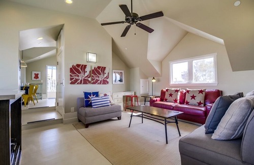 Mission Beach House | Kennebeck Upper by 710 Vacation Rentals | Private Upper Level Patio, Walk to All