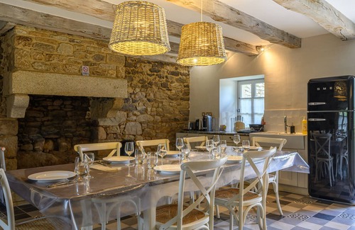 Pluvigner House | KERJOSEPH charming longère near Auray, Carnac and Erdeven, heated swimming pool