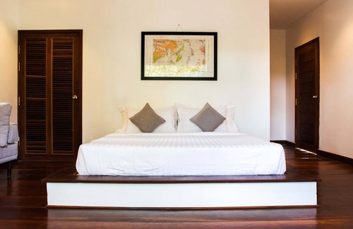 Kampot Hotel | Khla Lodge Double Room - with garden view