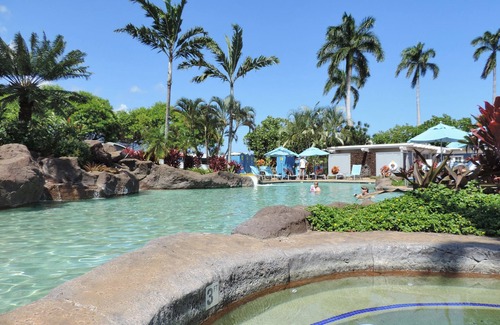 Poipu Condo | Kiahuna Plantation 2 Bedroom PARTIAL OCEAN VIEW. Luxury Decor, Corner Unit