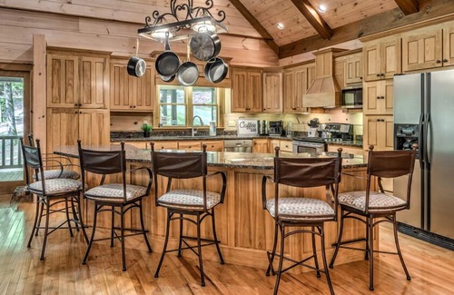 Cherry Log Cabin | Kick Aska Lodge - Pet Friendly | Hot Tub | Family Friendly | Game Room