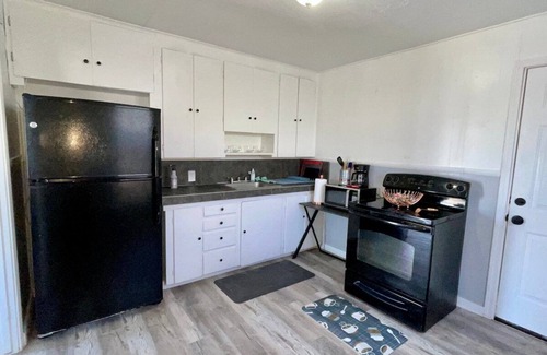 Odessa House | Kick back and relax in this calm, stylish space.